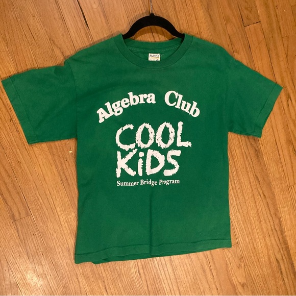 Cool Kids Algebra Club Y2K Style School Tee Ironic Tee - Picture 9 of 10